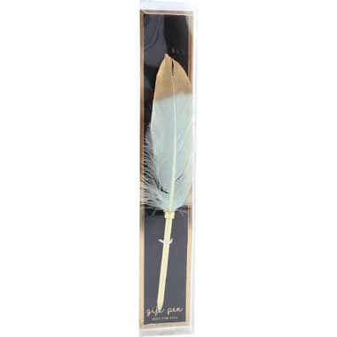 Roco Metallic Feather Rollerball Pen
Blue Ink Color, Medium, Ballpoint