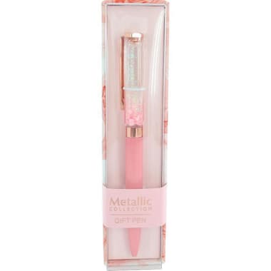 Roco Metallic Floating Glitter Rollerball Pen
Blue Ink Color, Medium, Ballpoint