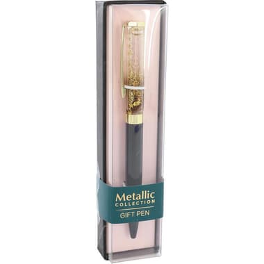 Roco Metallic Floating Glitter Rollerball Pen
Blue Ink Color, Medium, Ballpoint