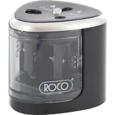 Roco Battery Operated Sharpener
2 Holes, Black