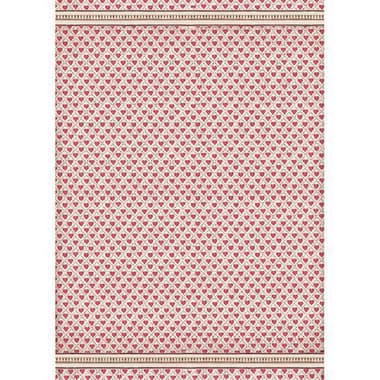 Stamperia Decoupage Rice Paper
Alice Hearts, Red/Beige, 28.00 g ( .99 oz )