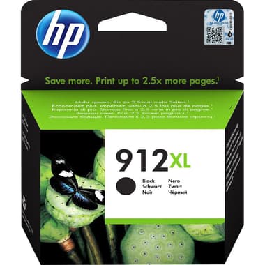 HP 912XL Inkjet Cartridge
Black
