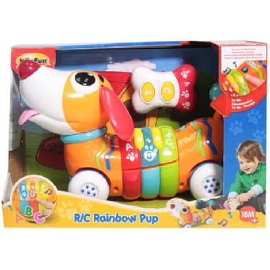 WinFun Motion Fun R/C Rainbow Pup Robot - Remote Controlled
Assorted Color, English, 2 Years and Above