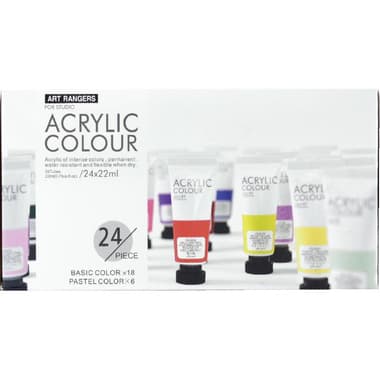 MBGI-Wap Basics Colour Set Acrylic Color
24 Colors 22.00 ml ( .77 oz )