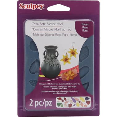 Sculpey Flowers Oven Safe Silicone Mold Clay Tool
Blue