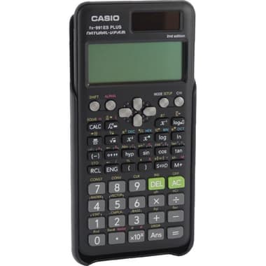 كاسيو fx -991ES بلس الطبعة الثانية آلة حاسبة علمية
12 رقم, شاشة دوت ماتريكس بالكامل, اسود