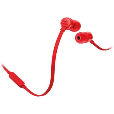 JBL Tune 110 In-Ear Earphones
Wired, 3.5 mm Connector, Built-in Microphone, Red