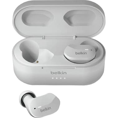 Belkin SAP115 True Wireless Earbuds
Bluetooth, Built-in Microphone, White