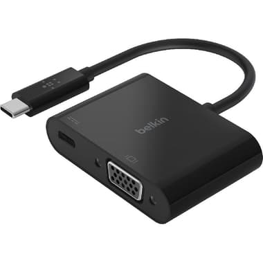 Belkin USB-C to VGA with 60 Watts USB-C PD Passthrough Port Adapter
false