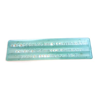 Ati Lettering Guide
Letters & Numbers, 1/4 Inch/Metric