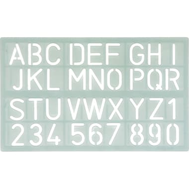 Ati Lettering Guide
Letters & Numbers, 1-1/8"