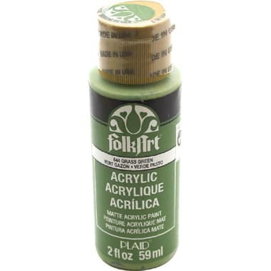 Plaid FolkArt Acrylic Paint
Grass Green, 2.00 oz ( 56.83 ml ),