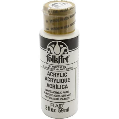 Plaid FolkArt Acrylic Paint
Wicker White, 2.00 oz ( 56.83 ml ),