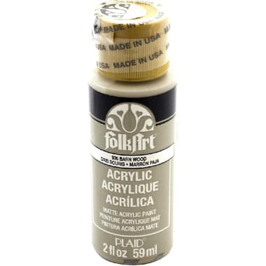 Plaid FolkArt Acrylic Paint
Barn Wood, 2.03 oz ( 57.68 ml ),