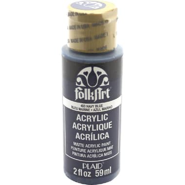 Plaid FolkArt Acrylic Paint
Navy Blue, 2.00 oz ( 56.83 ml ),