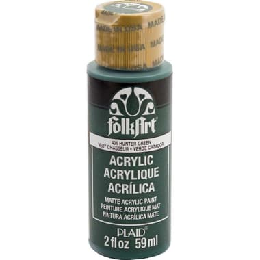 Plaid FolkArt Acrylic Paint
Hunter Green, 2.01 oz ( 57.11 ml ),