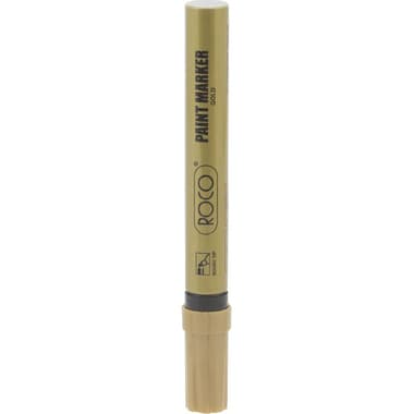 Roco Paint Marker
Round Tip, Gold