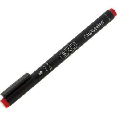 Roco Calligraphy Pen
Chisel, 2 mm, Red