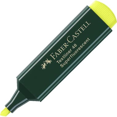 Faber-Castell TextLiner 48 Highlighter
1.2 - 5 mm Chisel Tip, Yellow