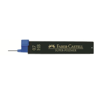 Faber-Castell Super-Polymer Lead Refill
Black, 0.7 mm, HB, 12 Leads/Tube