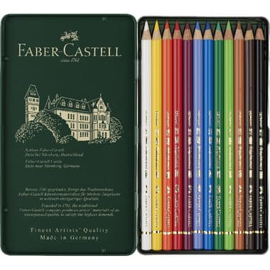 Faber-Castell Polychromos Color Pencil
Assorted Color, 12 Colors
