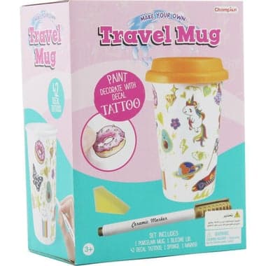 Champion Make Your Own Travel Mug Arts and Crafts Learning Activity Set