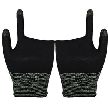 Techpick Finger Gloves Gaming Black