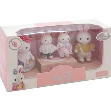 FAIRY CARE Cute Rabbit Family Set Toy Collectible