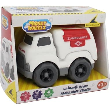 Mosey Wheelz Blocks Ambulance Truck Educational Toy