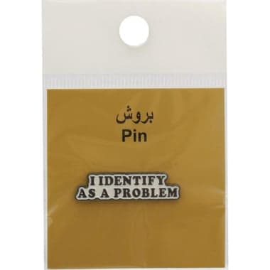 3D I Identify as a Problem - Pin Souvenir