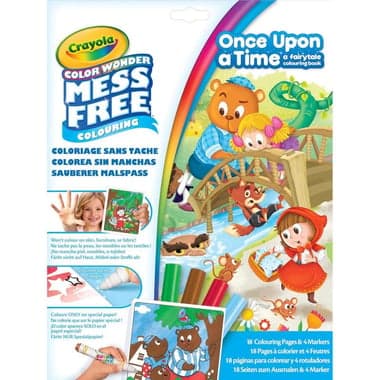 Crayola Color Wonder Once Upon a Time a Fairytale Colouring Book Coloring Activity Set