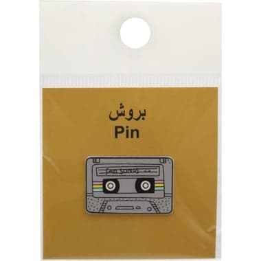 3D Cassette Tape G - Pin Souvenir