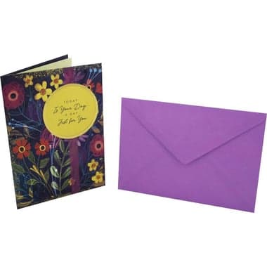 Designer Greetings Card & Envelope