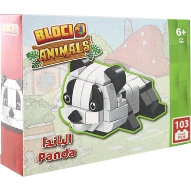Bloci Panda Interlocking Bricks Set