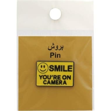 3D Smile Youre on Camera - Pin Souvenir