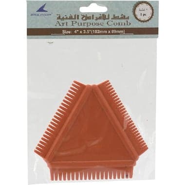Royal Falcon Art Purpose Comb Brayer 4" X 3.5" Decorative Art
Red