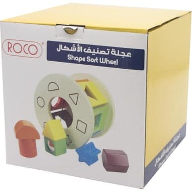 Roco Shape Sort Wheel Preschool Learning Activity Set