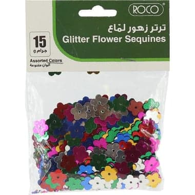 Roco Glitter Flower Sequines