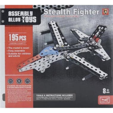 Stealth Fighter Constructive Toy Kit